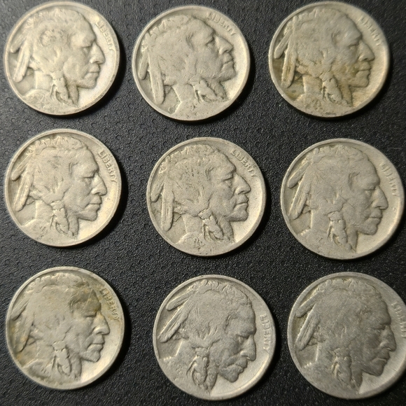 🦬 20 Vintage Buffalo Nickels - Picture 3 of 6